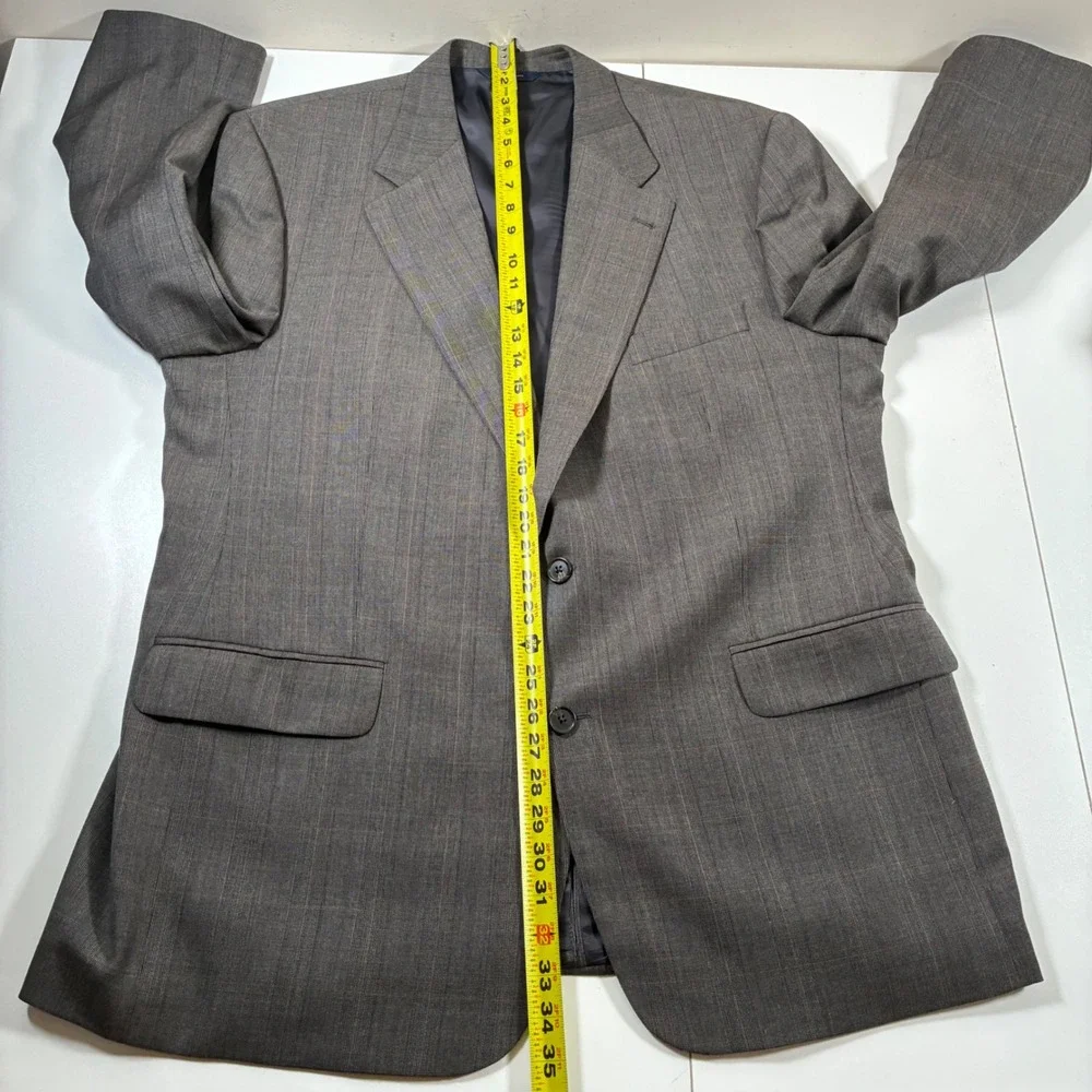 Brooks Brothers Blazer 46R Brown Glen Plaid 100% Wool Sport Coat Canada